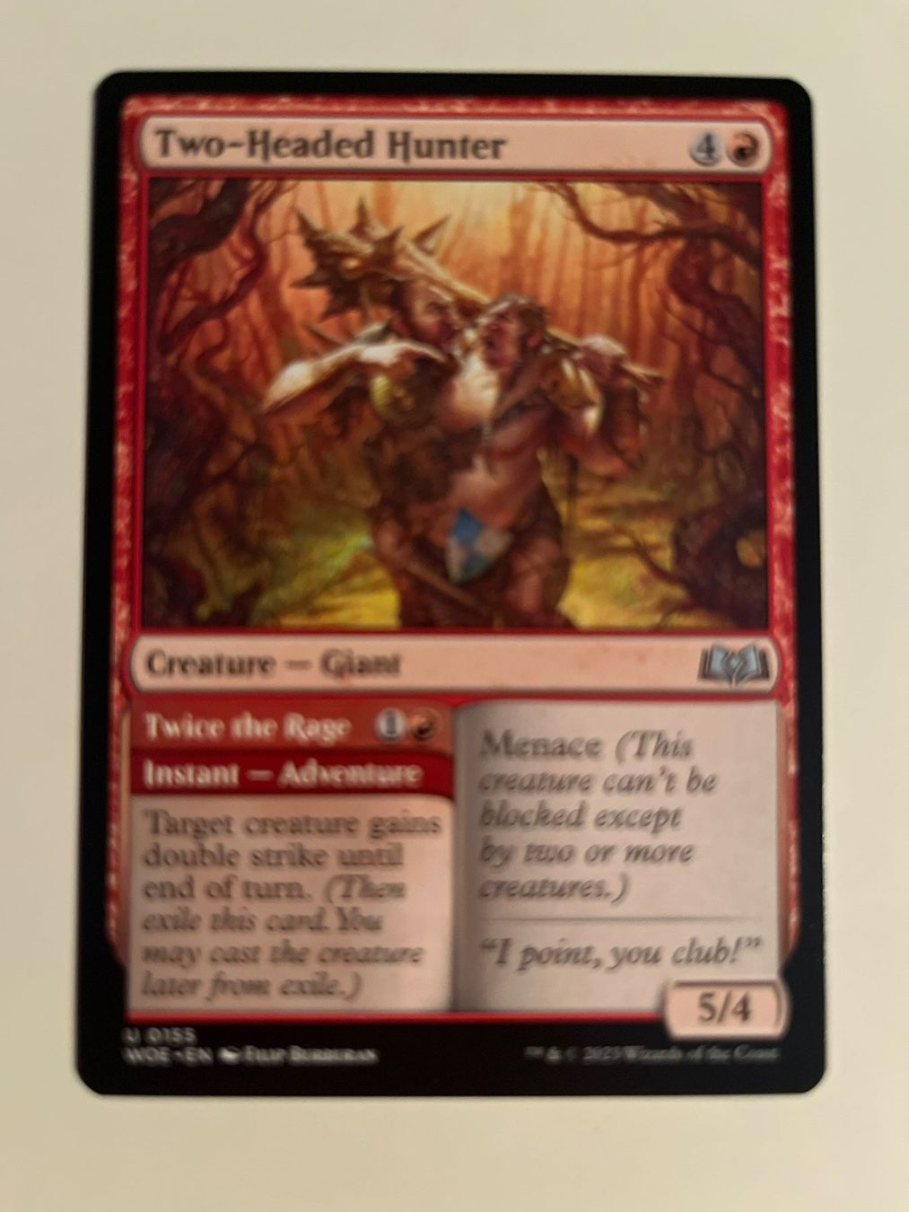 Magic The Gathering Cartes à collectionner: 1 x Two-Headed Hunter - Magic: The Gathering - MtG – D'occasion à Kriens par Shadi1980