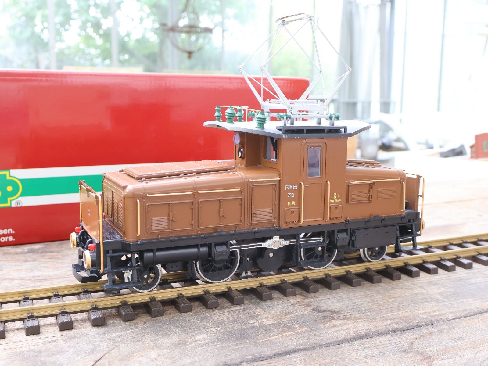 LGB Modellini di ferrovie: LGB RhB Gea 2/4 E-Lok - Digital 21440 – Usato da Winterthur venduto da Monstera