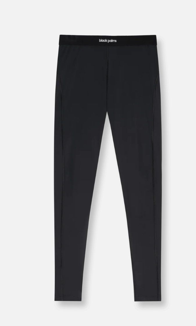 Leggings: black palms Leggins schwarz – Usato da Chur venduto da snow_white_blue