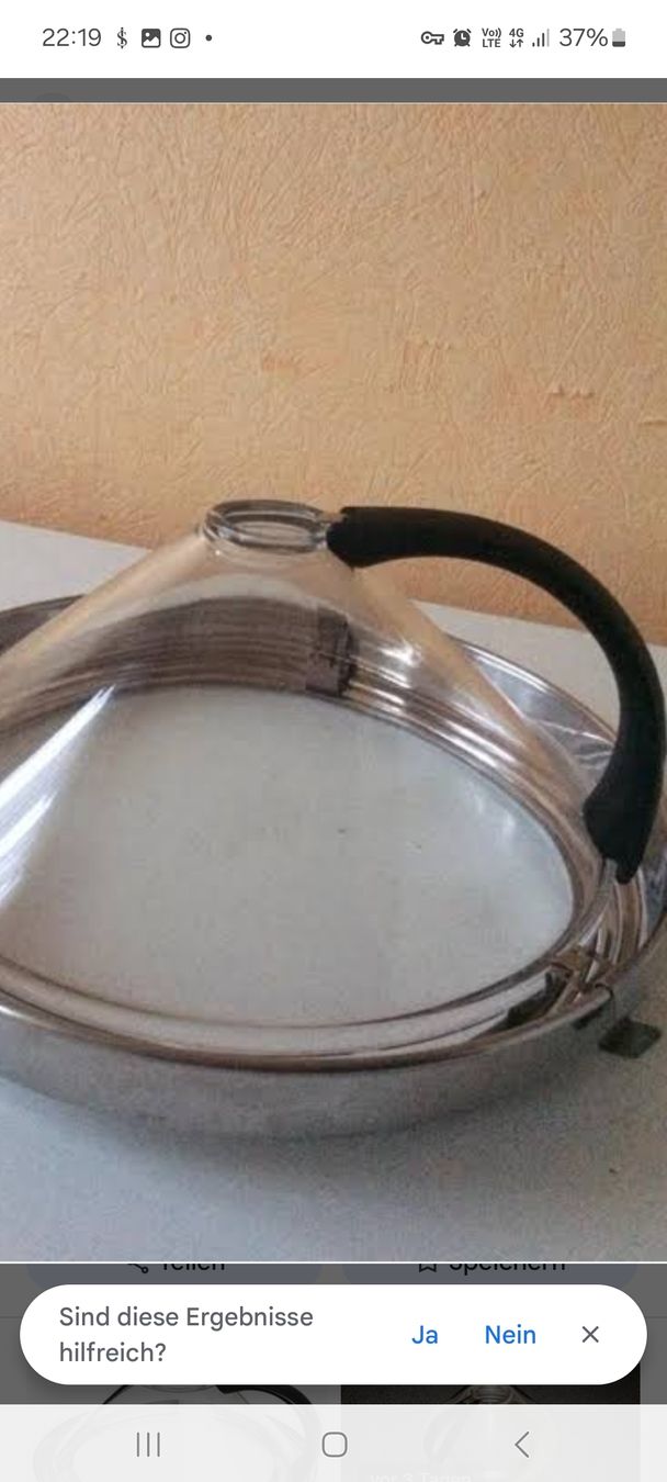 Padelle: Glas Brathaube/Spritzschutz – Usato da Basel venduto da O-MEGA 4
