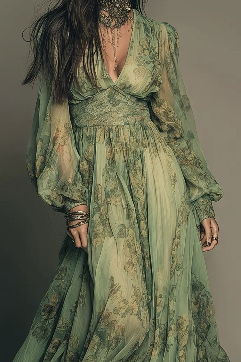 Vestiti: Chic Maxi Abito da sera-tg M/L-nuovo – Nuovo e nell'imballaggio originale da Gordevio venduto da LanaZimm 4