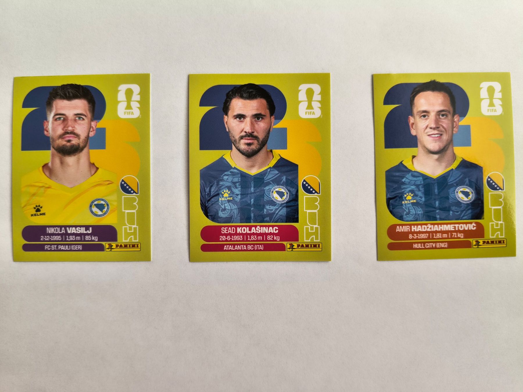 Panini Sammelbilder & Trading cards: W Cup 2026 Bosnie N°2, 4, 8 – Neu (gemäss Beschreibung) aus Fontainemelon von cathare67