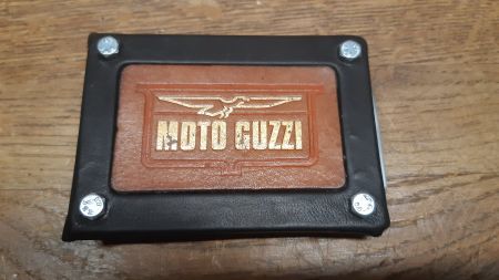 Moto Guzzi Adler Lederemblem Inlet Gürtelschnalle