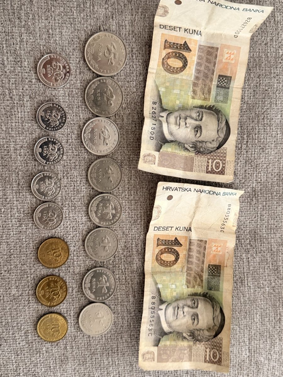 Tutti le monete: Lot de pièces & billets croates KUNA | LIPA – Usato da Grenchen venduto da 24.07LD