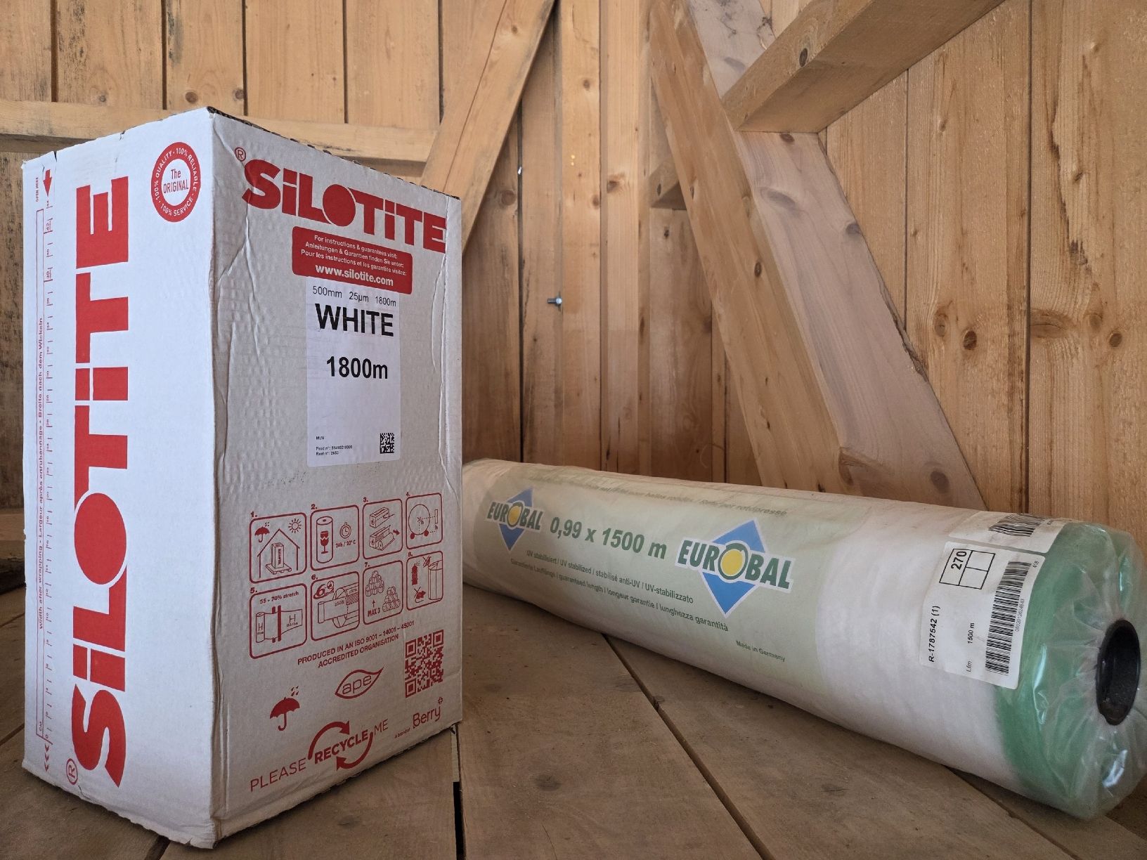 Mangimi: Siloballenfolie + Ballennetz – Nuovo e nell'imballaggio originale da Schönengrund venduto da Reformmuli560