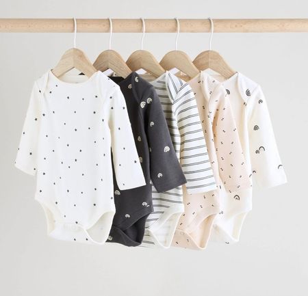 👣 NEXT Baby-Bodys (68) im 5er Pack