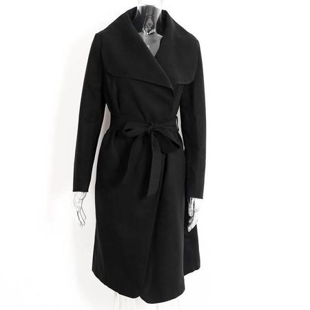 Schwarzer neuer Trenchcoat Gr M