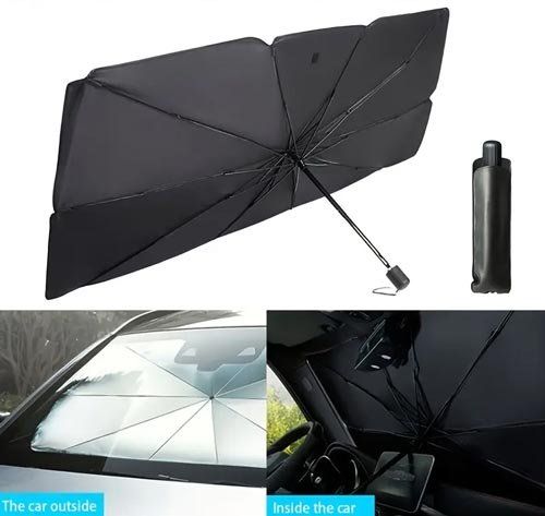 Sonnenschirme: Auto Windschutzscheibe Sonnenschutz – Roll-Up Design – Neu und originalverpackt aus Liestal von OMAROSHOP 1