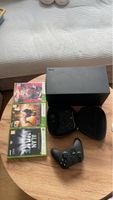 Xbox Series X mit Elite Controller und 3 xbox 360 spielen