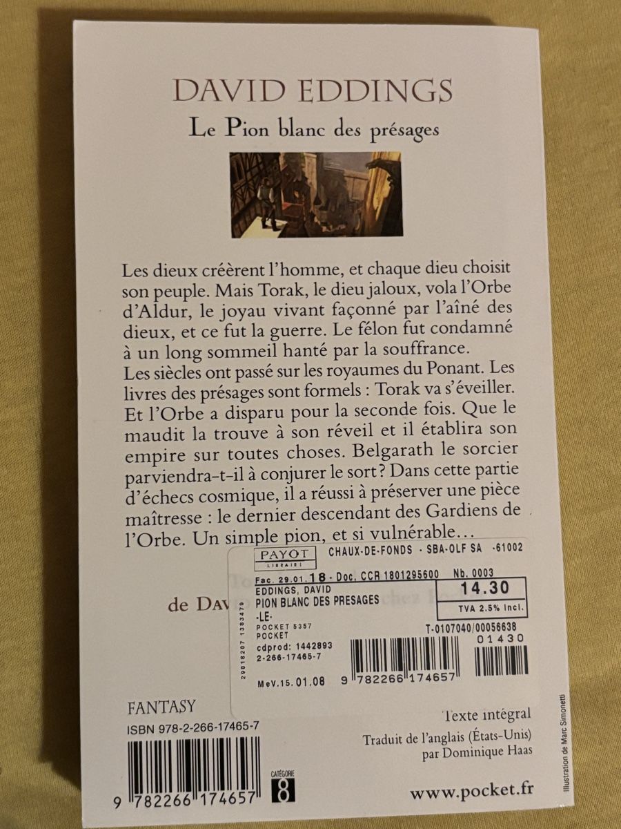 Bücher: David Eddings - La Belgariade Vol. 1 – Neu (gemäss Beschreibung) aus La Chaux-de-Fonds von lea_77ly 1