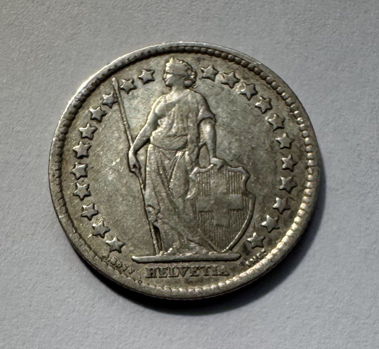 Tutti le monete: 1881 1/2 Franken ss-vz – Usato da Kirchberg SG venduto da Zenhad69 1