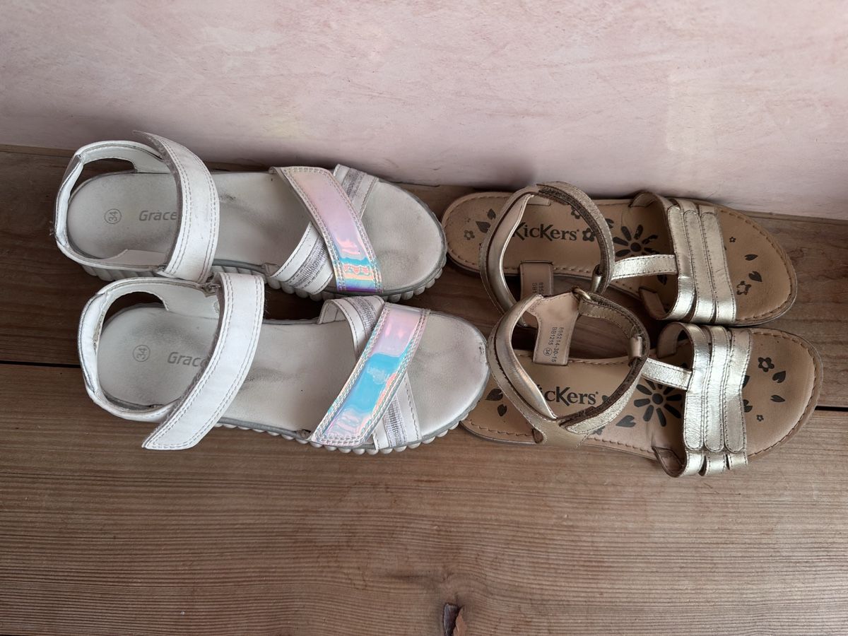 Scarpe per ragazze: Sandalen Grösse 34 – Usato da Malans GR venduto da aicul31 1