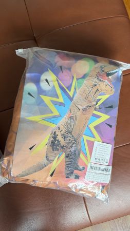 Aufblasbares Kostüm Dinosaurier neu