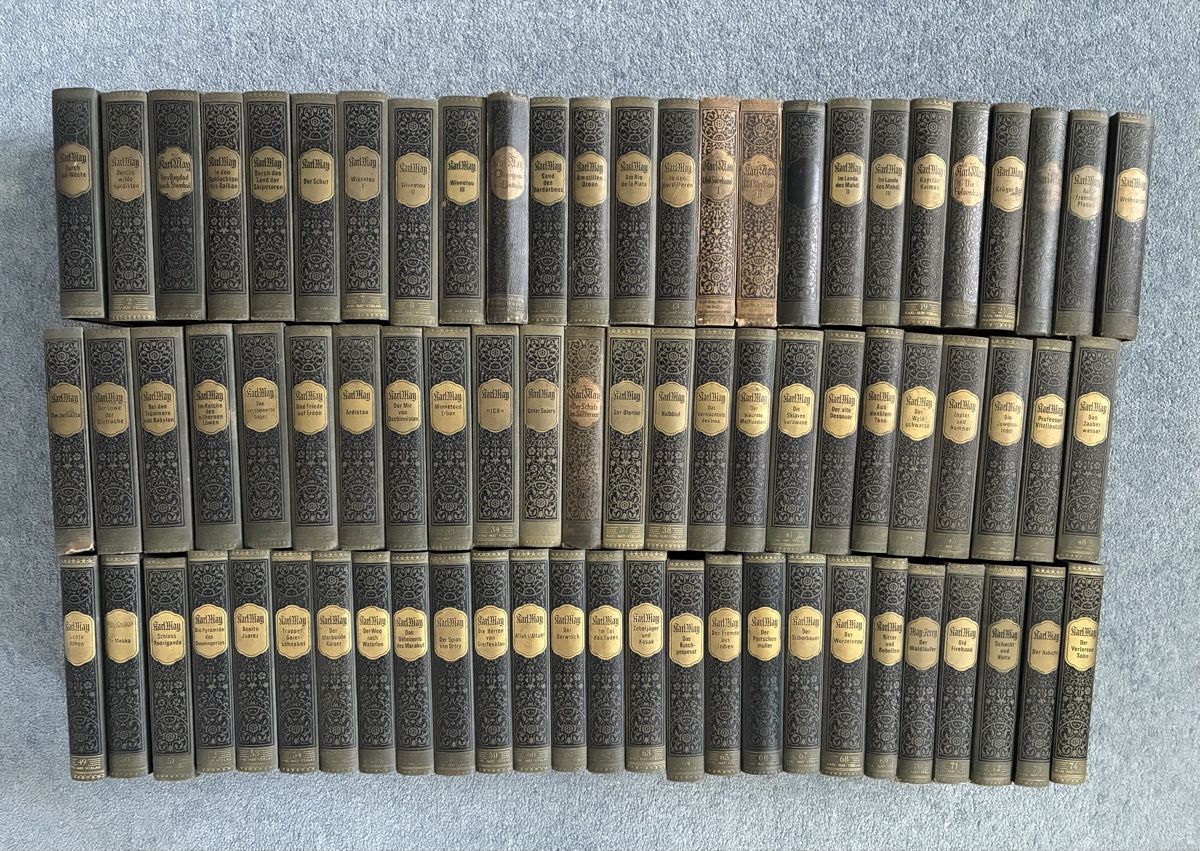 Bücher: Karl May Bände 1-74 – Gebraucht aus Gutenswil von Antiques77