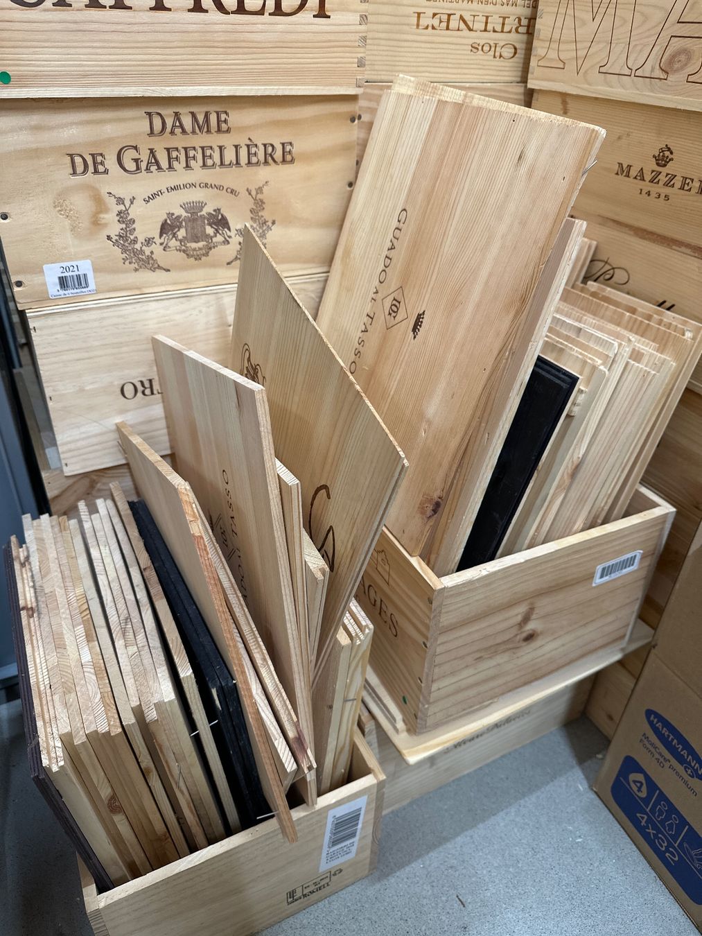 Articoli in legno: Weinkisten Holz Standart 6er – Nuovo (secondo la descrizione) da Flawil venduto da Barschfreak 1