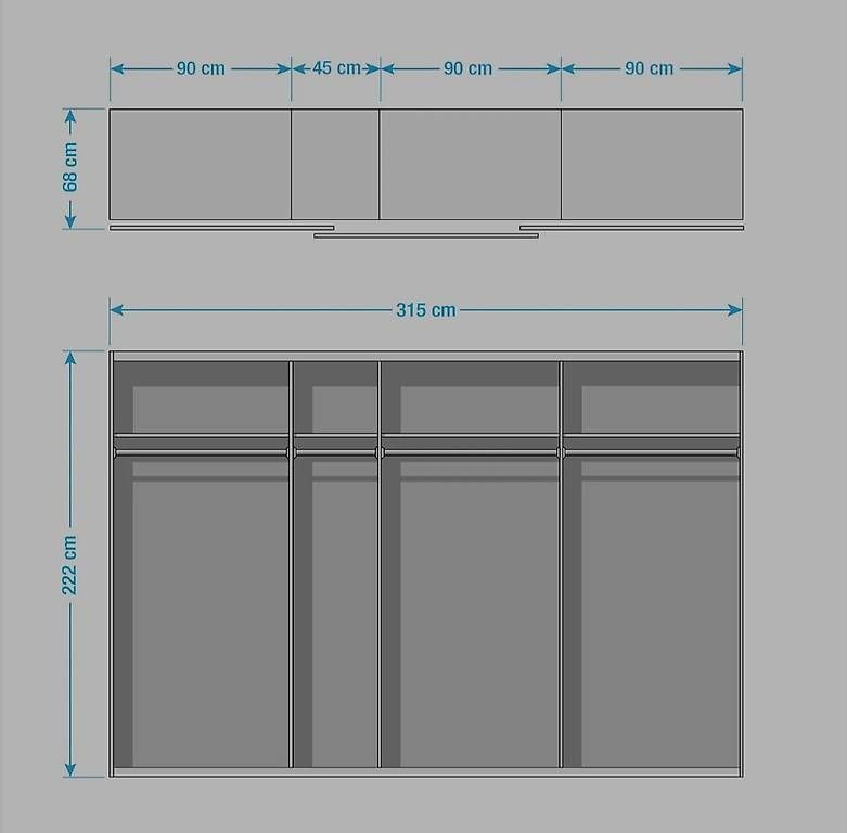 Armadi: Kleiderschrank (Originalpreis: CHF 1'749.95) – Usato da Wohlen AG venduto da Porma 3