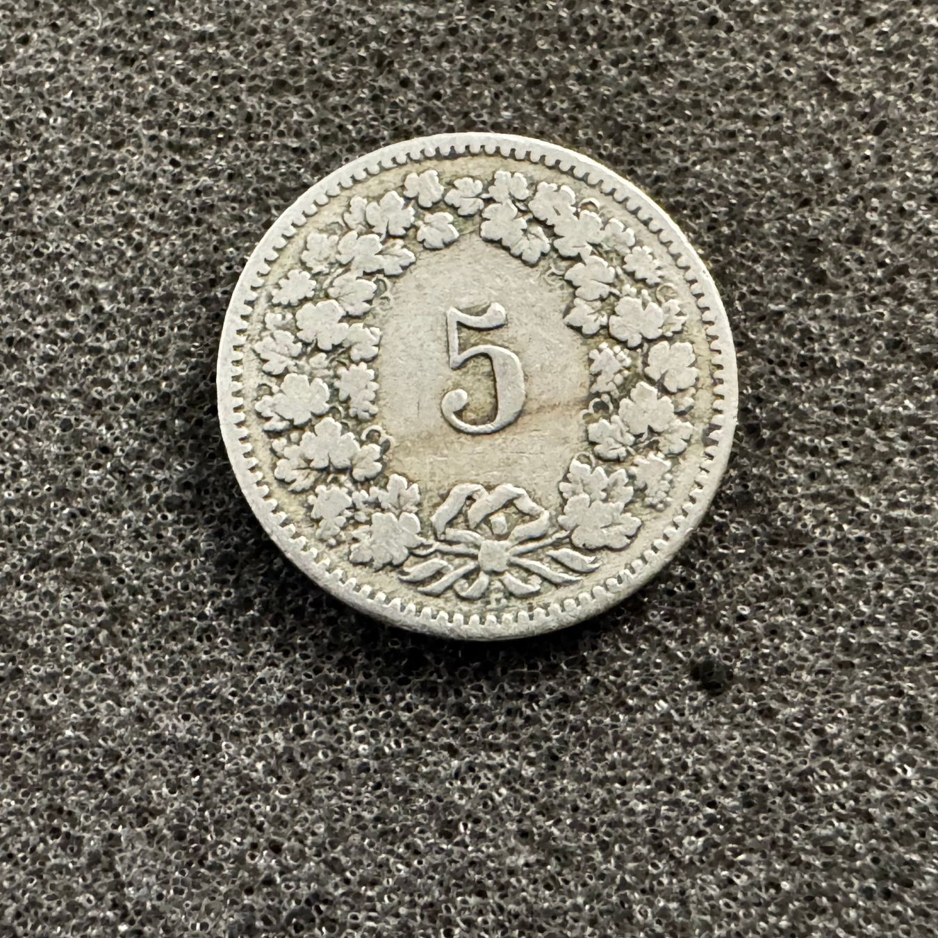 Tutti le monete: 5 Rappen Schweiz 1882 – Usato da Reitnau venduto da tb-muenzen 1