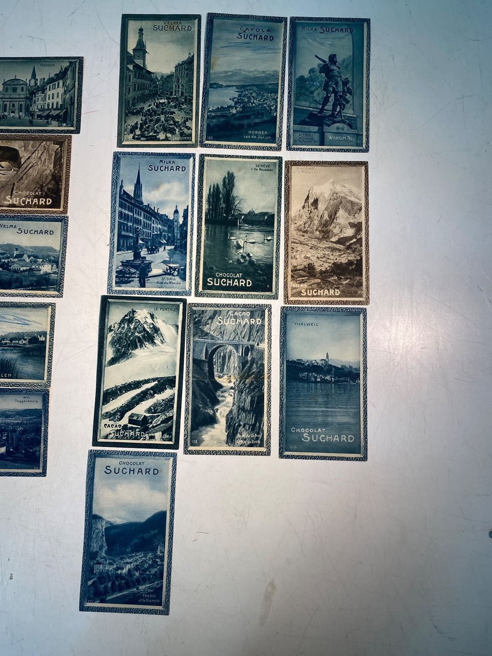 Suchard Carte collezionabili: 20 Antike Chocolat Suchard Sammelkarten – Usato da Hindelbank venduto da Warentaxi 2