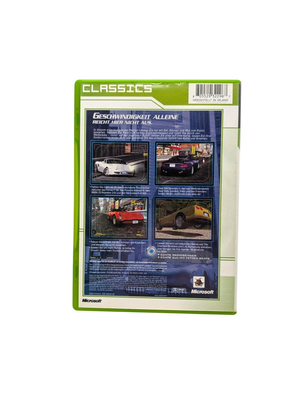 Microsoft Giochi: Project Gotham Racing (PGR) Xbox Classic – Usato da Domat/Ems venduto da IsseldorsShop 1