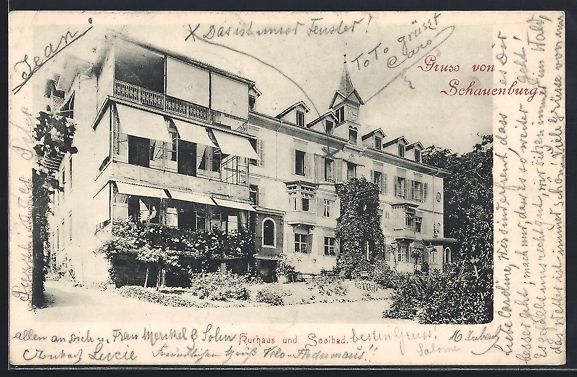 Ansichtskarten: Schauenburg, Kurhaus und Soolbad mit Gar – Gebraucht aus Berlin von bartko-reher