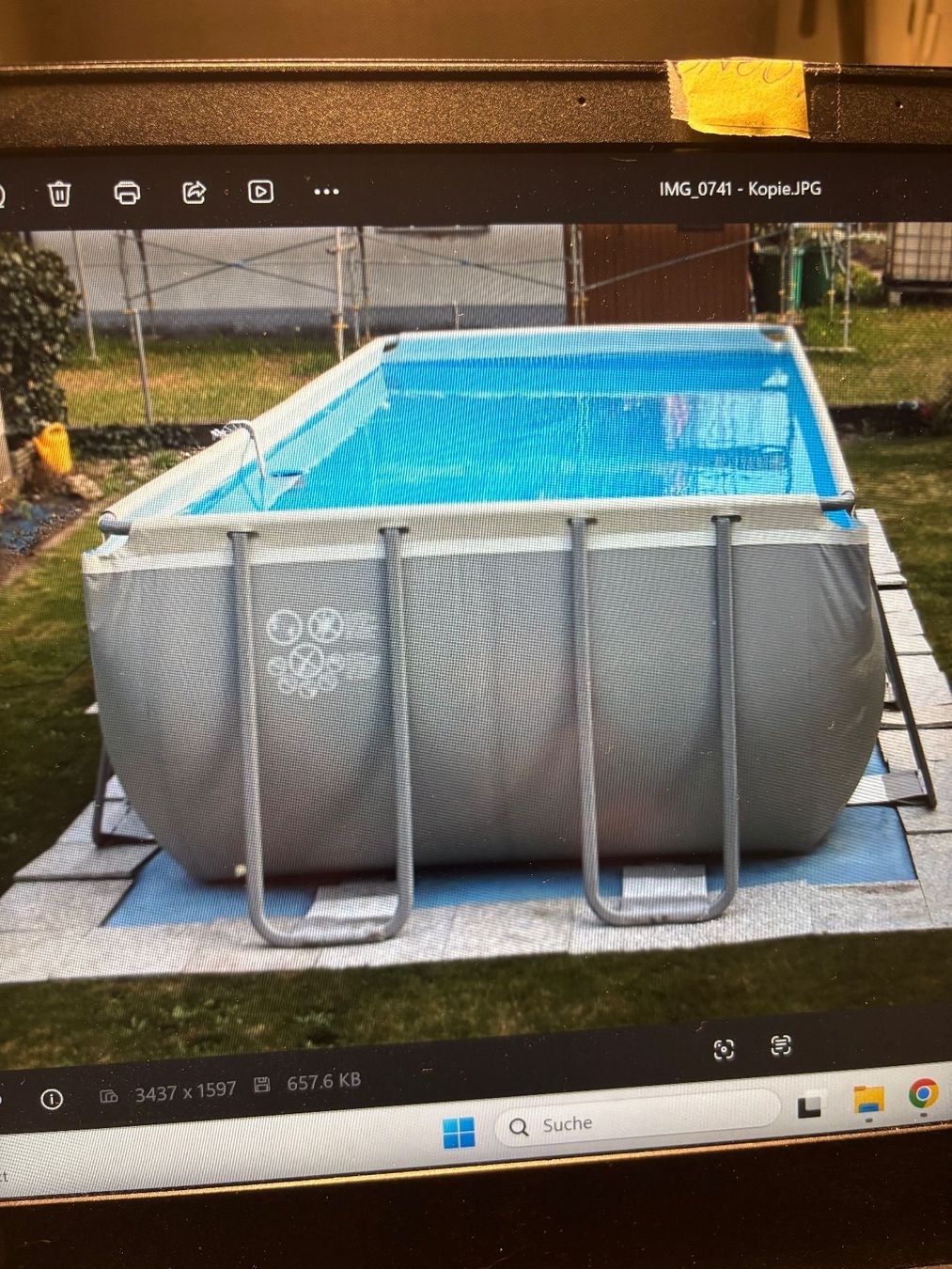 Intex Piscine: Intex Bade-Pool 549 x 274 x132 cm – Usato da Utzenstorf venduto da Rose0303