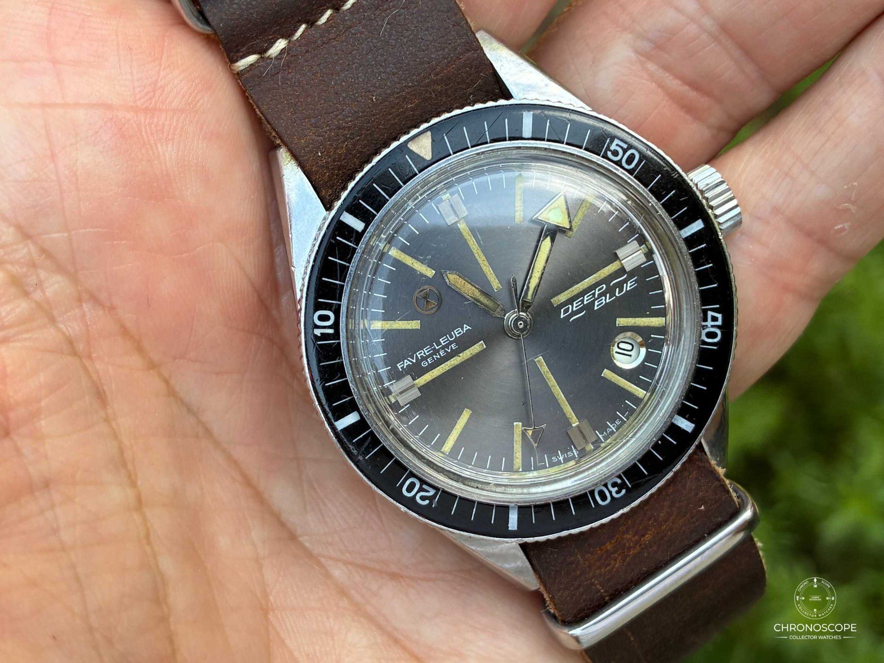 Favre Leuba Orologi: Favre Leuba Deep Blue Dive Watch Reference 59603 – Usato da Luzern venduto da ChronoScope6004 8