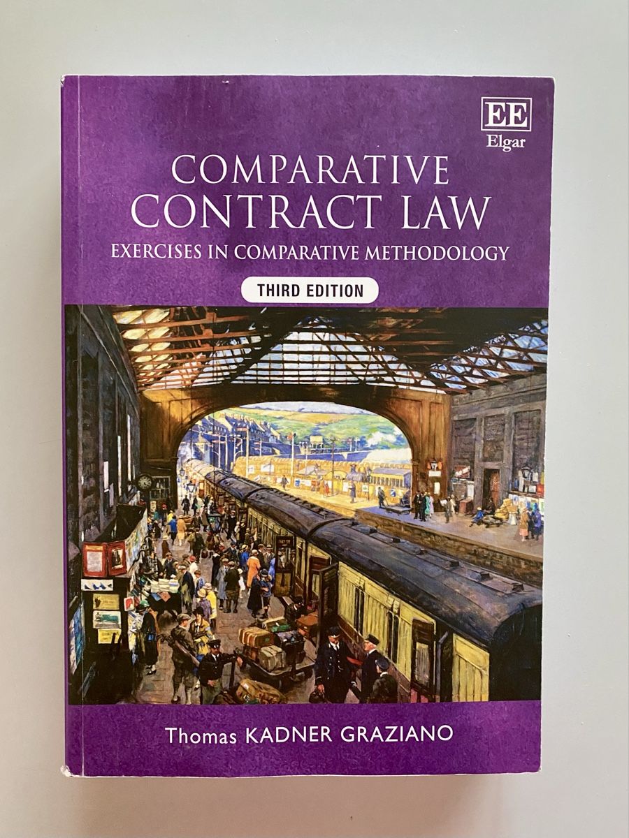 Livres: Comparative Contract Law - Thomas Graziano (3rd edition) – D'occasion à Genève par Januacoeli