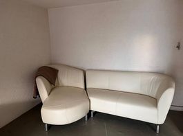 Elegantes Sofa, cremefarben, neuwertig, super bequem!