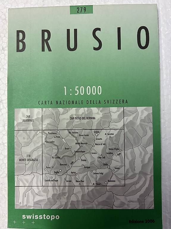 Cartes géographiques & atlas: 1 Landeskarten Brusio  – D'occasion à Bubendorf par Mia111