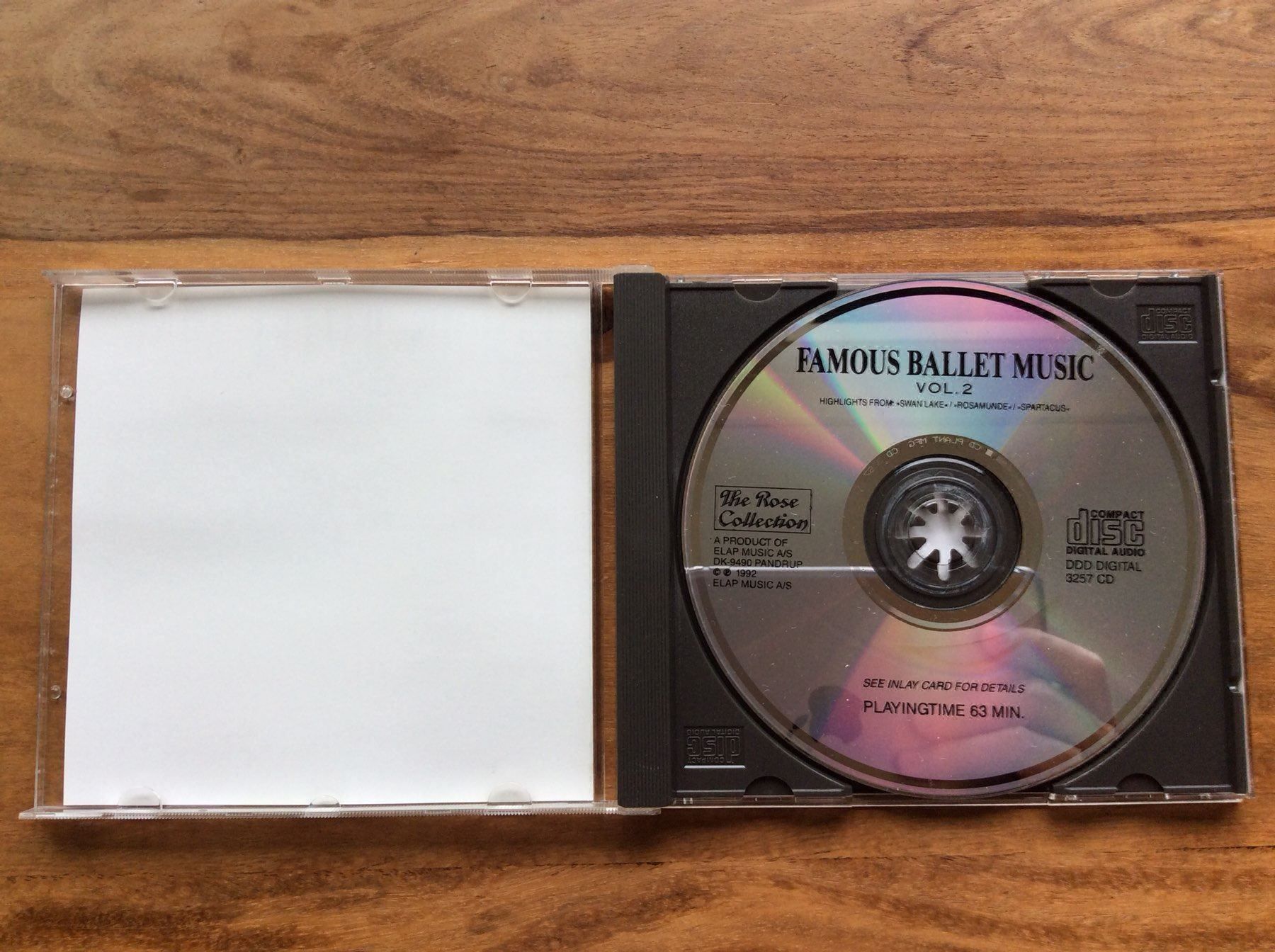 CD: CD Famous Ballet Music Vol. 2 – Usato da Horgen venduto da flyingpenguin2000 1
