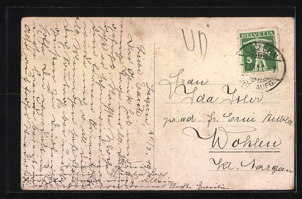 Cartoline postali: AK Glion, Park-Hotel – Usato da Berlin venduto da bartko-reher 1