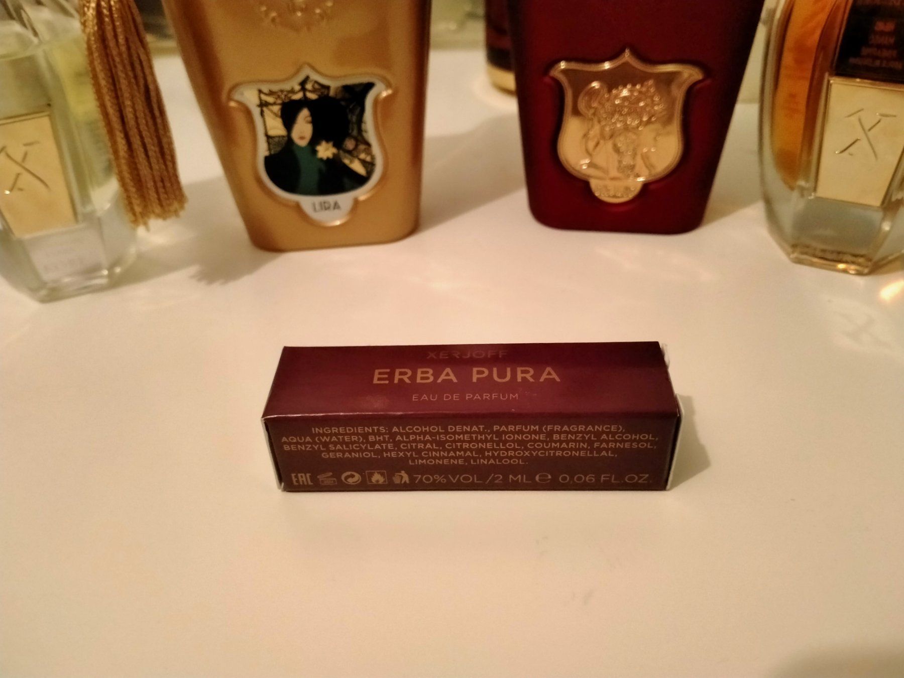 Xerjoff Profumi & Eau de Toilette: 2 ml Xerjoff Erba Pura Probe – Nuovo e nell'imballaggio originale da Sonnental venduto da Lothy90