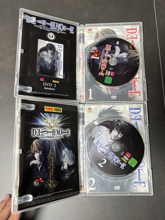 Death Note DVD Serie Vol. 1-8 komplett Deutsch Anime (Gebraucht) in ...