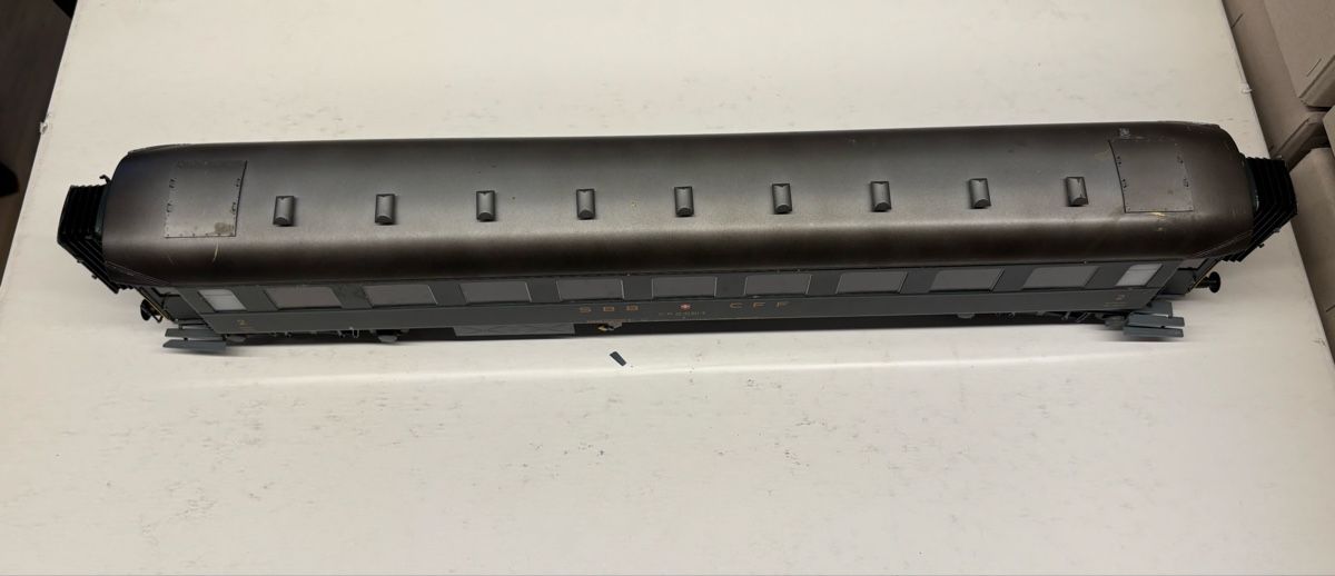 Metropolitan Modellini di ferrovie: Spur 0 Metrop SBB P-Wagen 2Kl. – Usato da St-Blaise venduto da Rjc 3