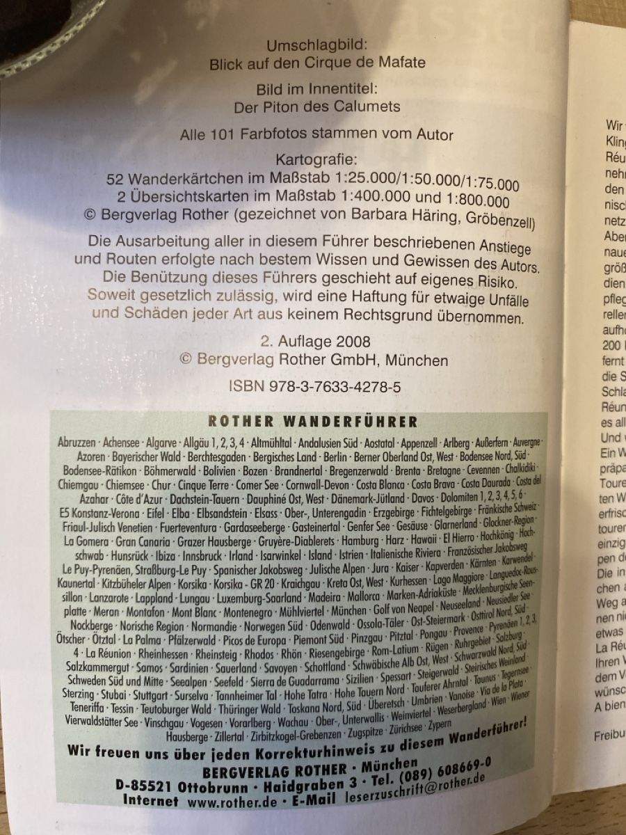 Libri: La Réunion Wanderführer Wanderungen – Usato da thun venduto da Natsteffen 4