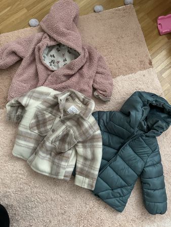 Jacken-Set für Mädchen, Grösse 80/82, Winter, Top Zustand!