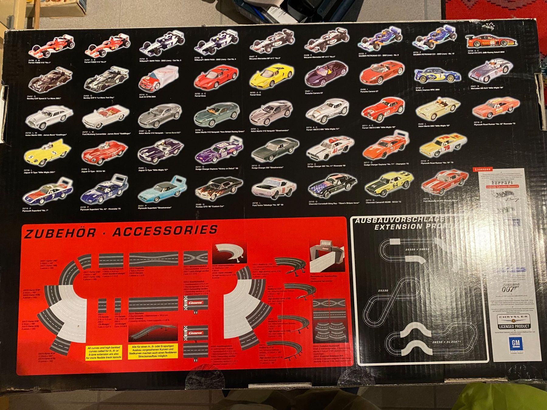 Carrera Piste: Boîte Carrera Evolution Goldfinger 007 1/32 (No Scalextric) – Nuovo e nell'imballaggio originale da Grand-Lancy venduto da Kimplay 1