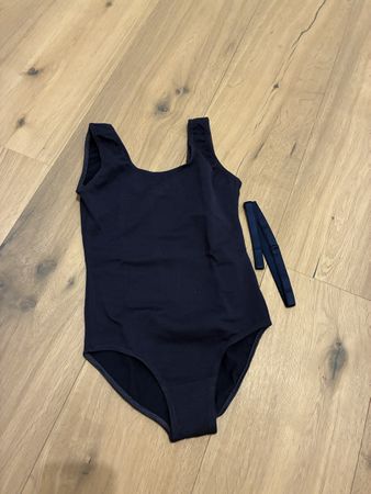 Dunkelblauer Ballettanzug, Grösse 1,  inkl. Gurt
