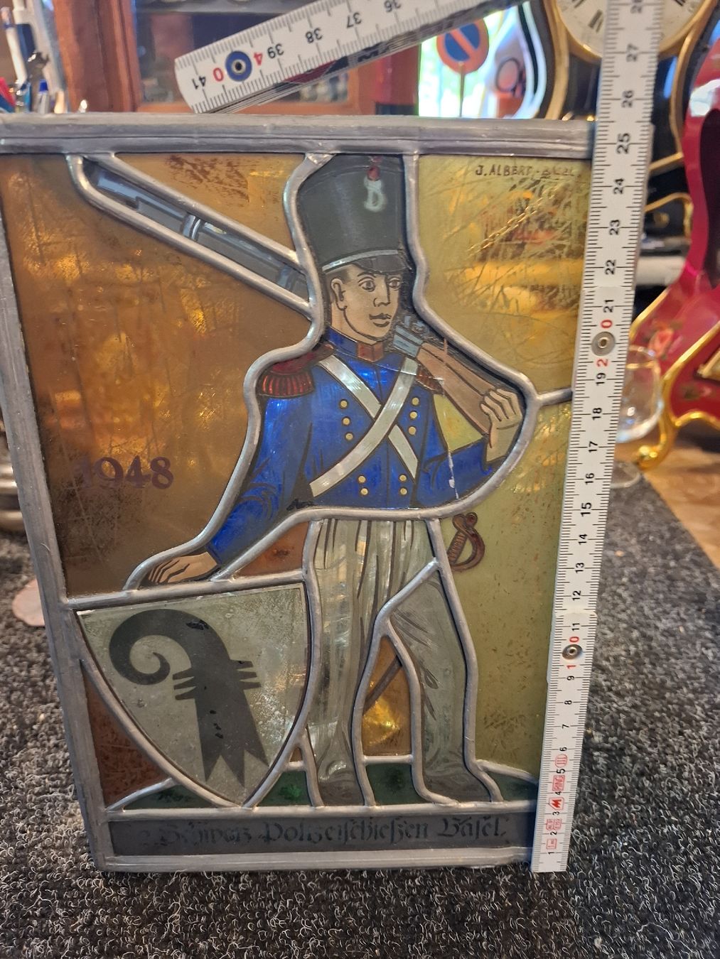 Tutte le decorazioni: Basel Stadt glas soldat – Difettoso da Motto Blenio venduto da Vigio 1