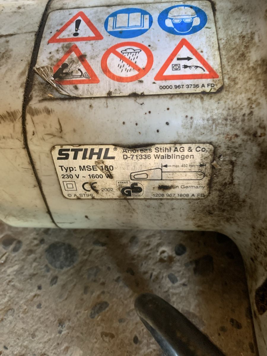Stihl Scies: Stihl Elektrosäge – D'occasion à Kappelen par MF1200 2