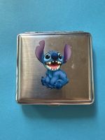 Zigarettenetui Stitch Metall silberfarben gebraucht
