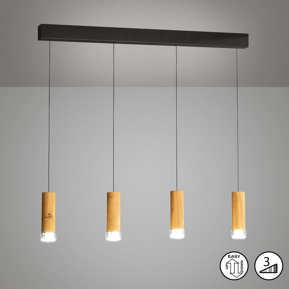 Lampadari & plafoniere: LED Pendelleuchte, Eiche, 100 cm x 7 cm – Nuovo (secondo la descrizione) da Kreuzlingen venduto da Smart-Light