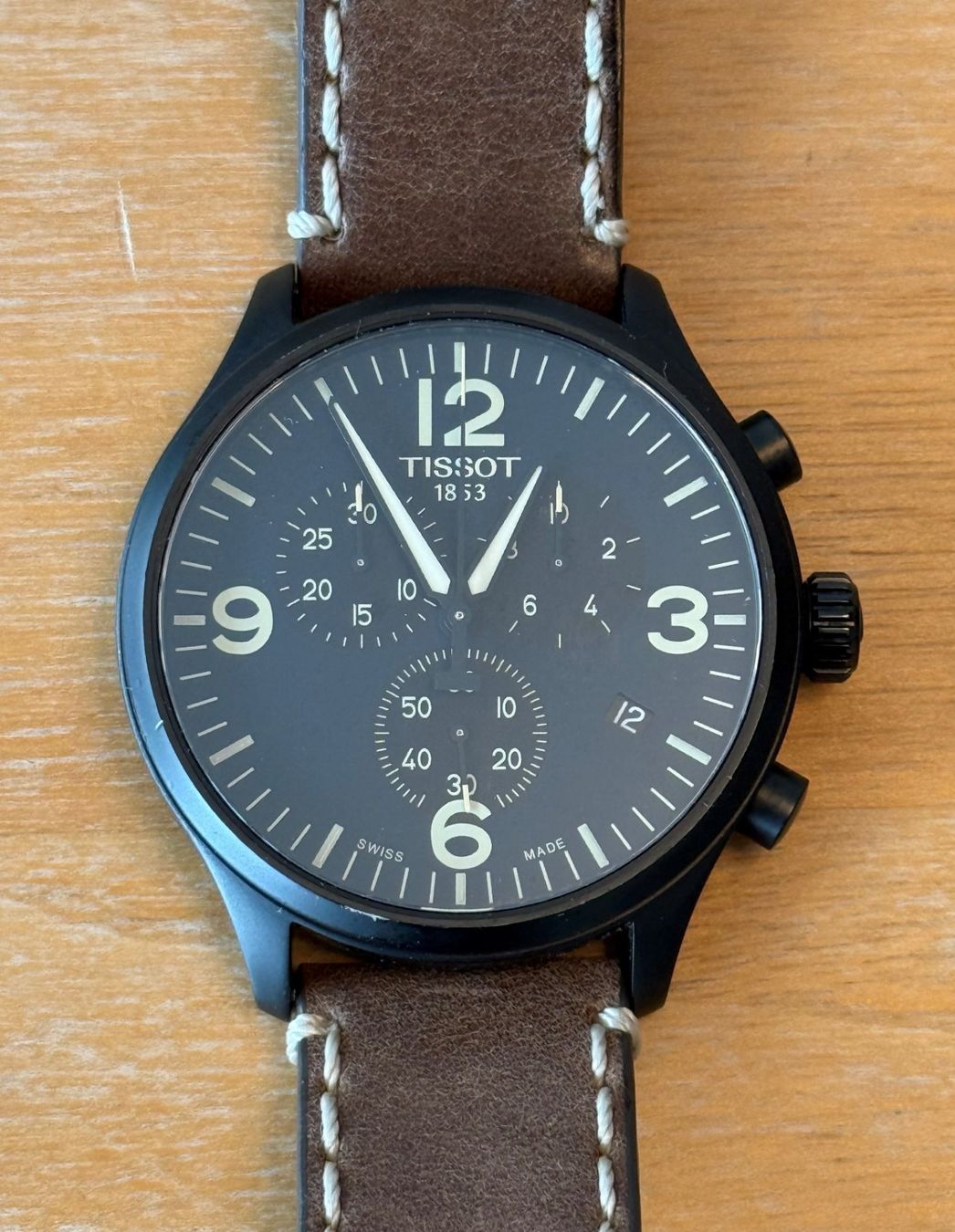 Tissot Orologi: Tissot Chrono XL schwarz/braun – Usato da Zollikon venduto da Mary_80 3