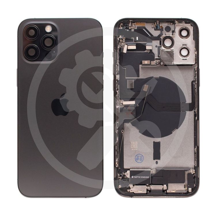 IPhone 12 PRO MAX Backcover Gehäuse Rückseite Rahmen VORMONTIERT