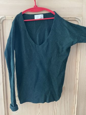 Wilfred Free Pullover Merinowolle dunkelgrün Grösse XS