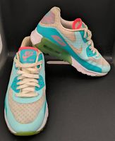 Nike Air Max 90 Sneaker - Türkis/Beige/Koralle.Größe:EU 36,5