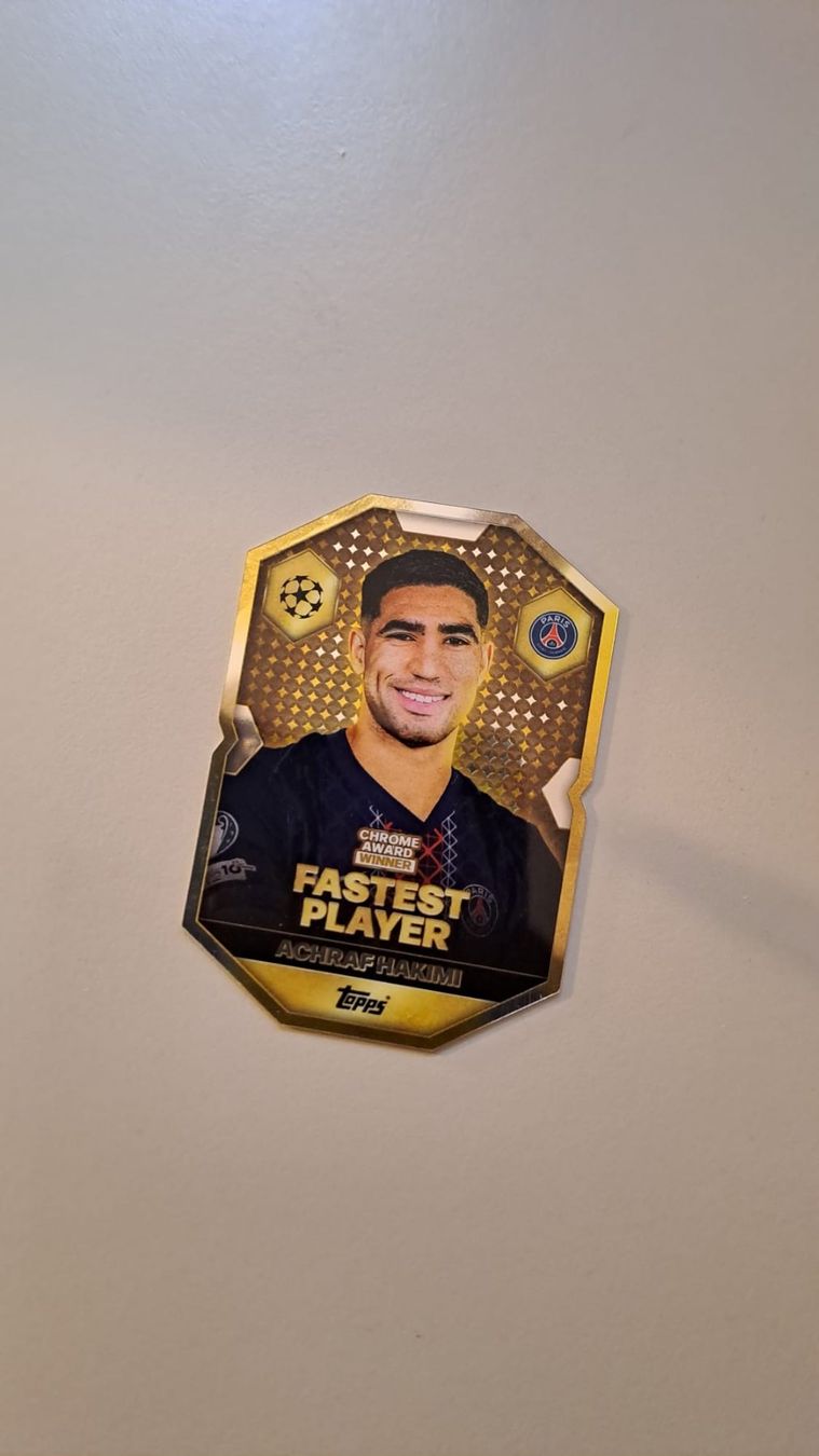 Topps Carte collezionabili: Topps Match Attax - Chrome Award - Achraf Hakimi – Nuovo (secondo la descrizione) da Zuben venduto da Captain_Hefner