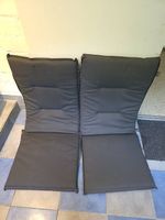 2 Hochlehner-Auflagen, dunkelgrau, 110x47 cm