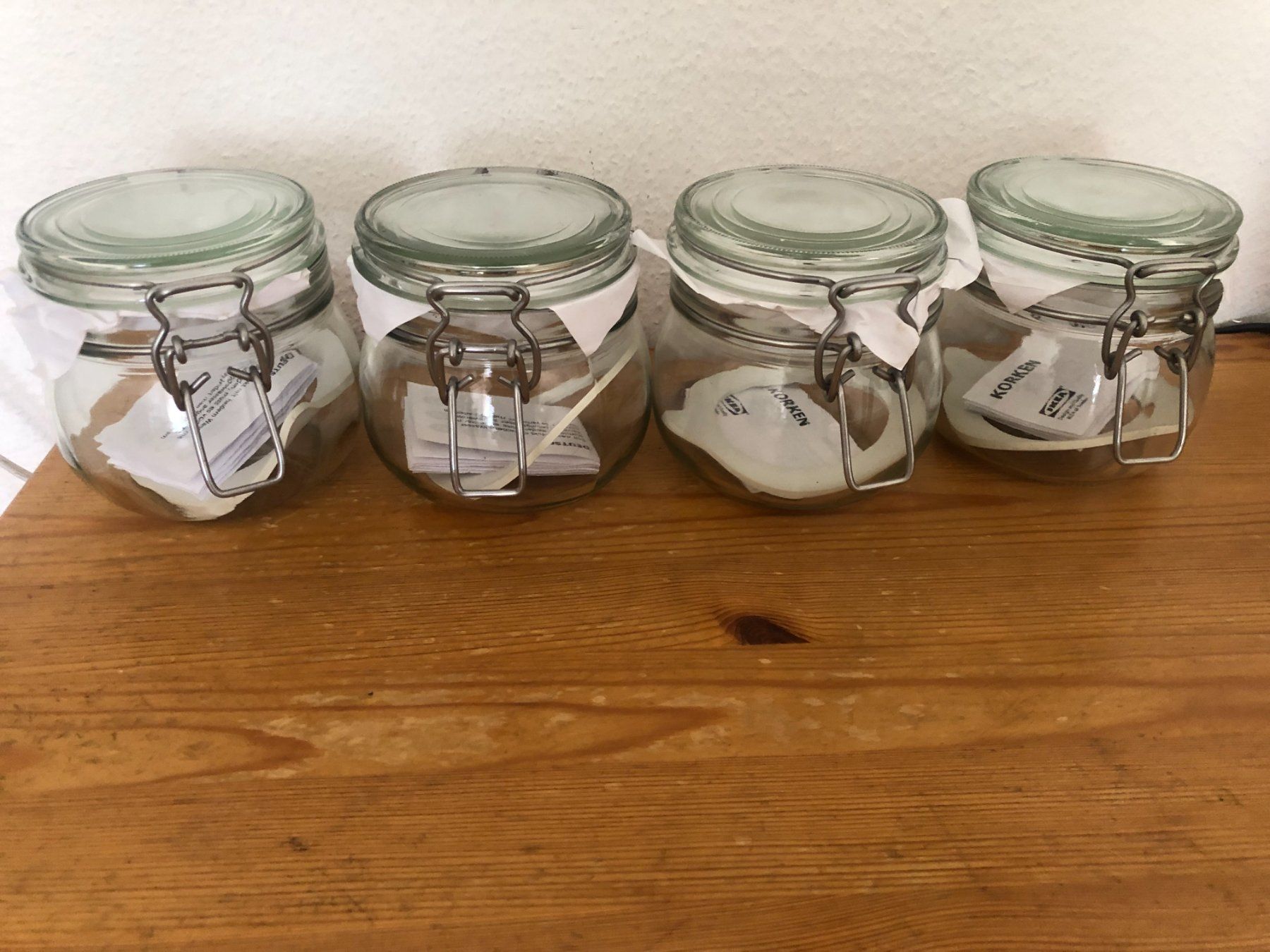 Ikea Recipients et similaires: Einmachgläser 1/2lt – Neuf (Voir description) à Bassersdorf par sammelfloh