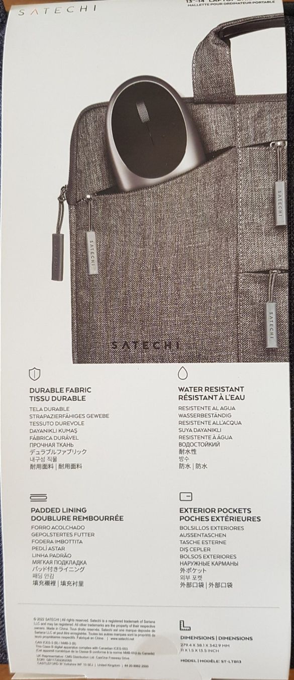 Borse: Notebook-Tablet Tasche von SATECHI – Nuovo e nell'imballaggio originale da Bettenhausen venduto da Pollypocket 2